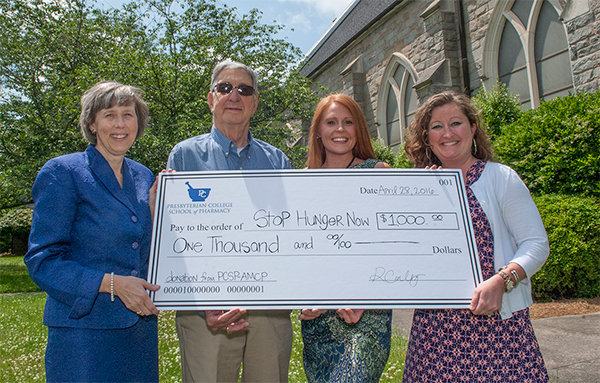 Presbyterian College School of Pharmacy organization donates to StopHungerNow