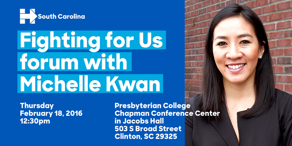Michelle Kwan Presbyterian College Forum 2016