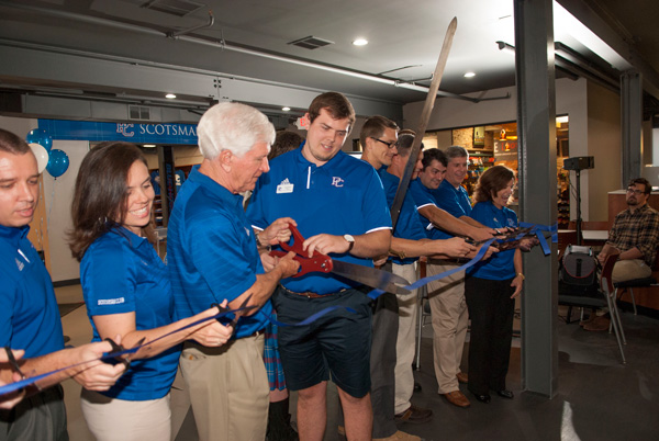 Presbyterian College cuts ribbon on Springs Food Court and Scotsman’s Corner