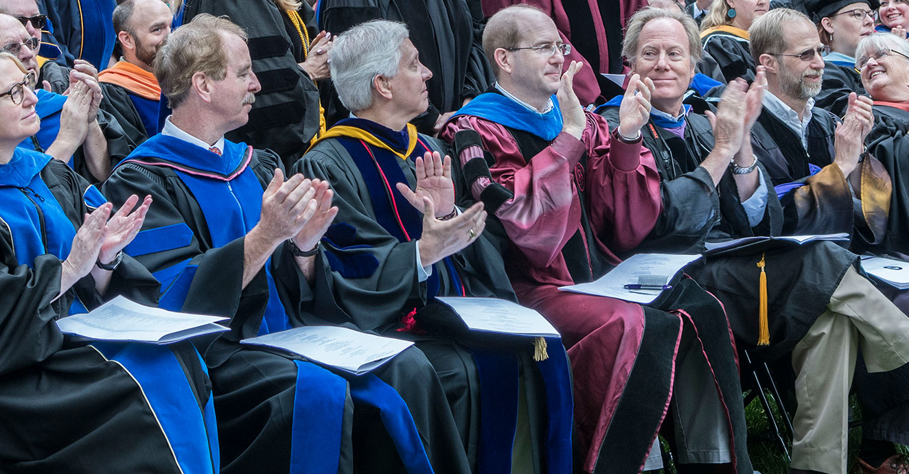 Faculty at Commencement | Presbyterian College | Clinton SC