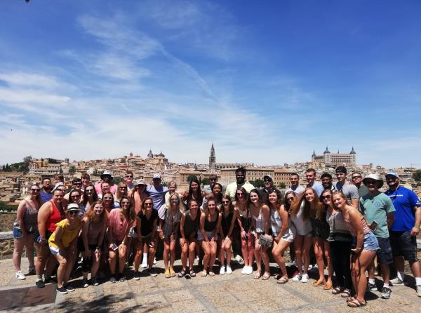 Students Experience Spain during Maymester Group Shot Presbyterian College