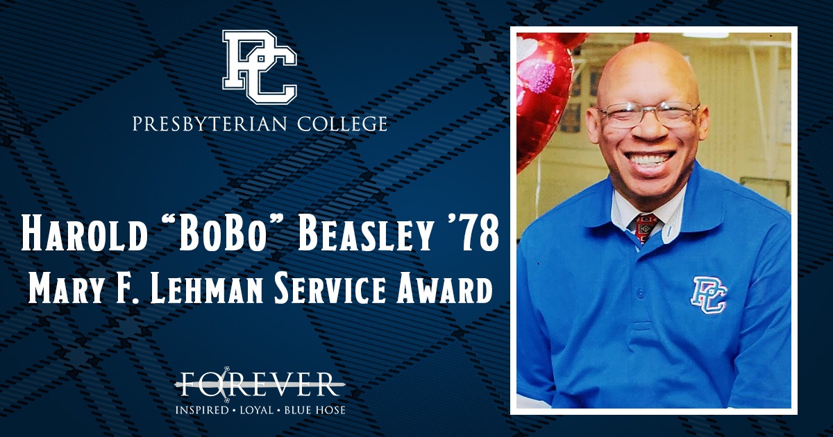 Harold BoBo Beasley Presbyterian College Clinton SC Alumni Awards