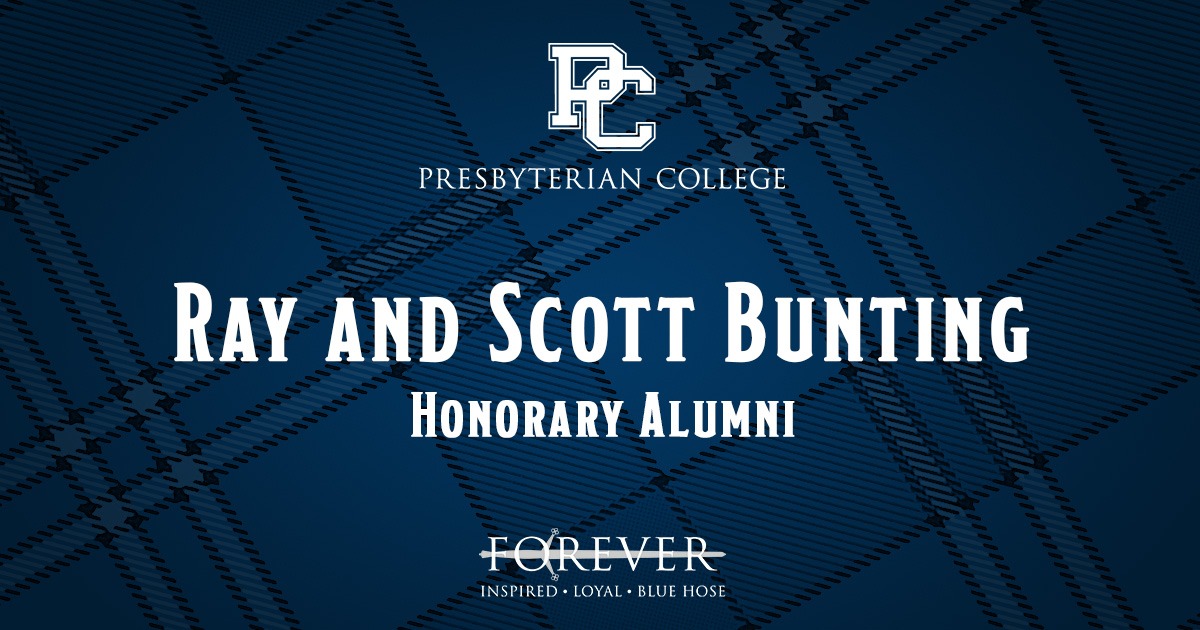 Ray and Scott Bunting Presbyterian College Clinton SC Alumni Awards
