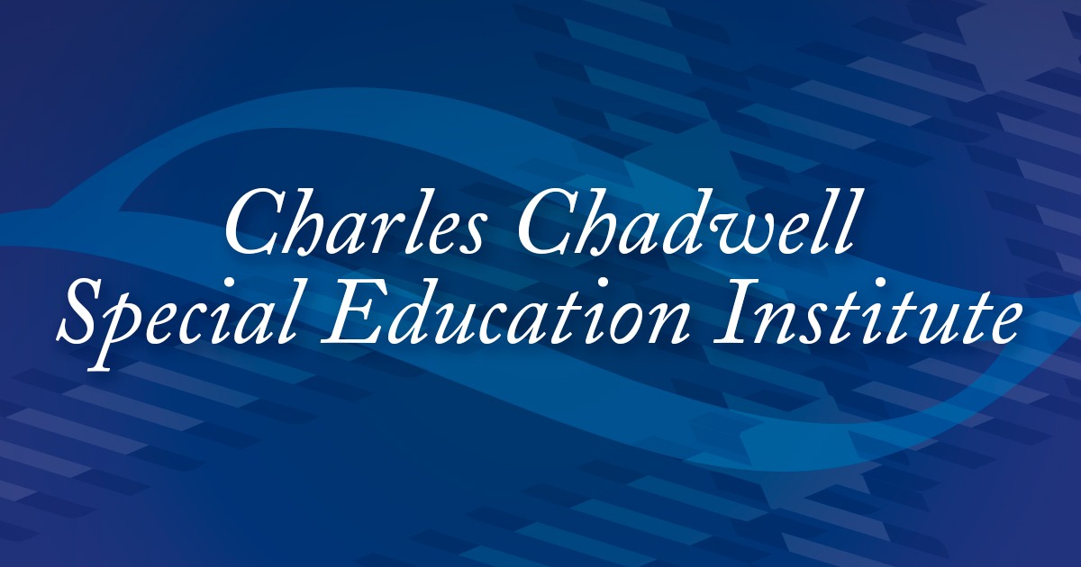 Charles Chadwell Special Education Institute Presbyterian College