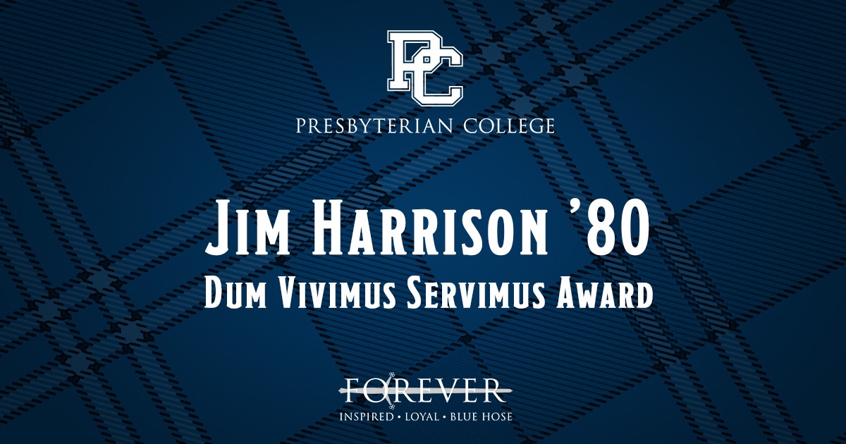 Jim Harrison Presbyterian College Clinton SC Alumni Awards