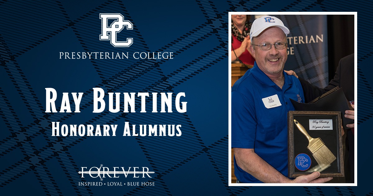 Ray Bunting Presbyterian College Clinton SC Alumni Award