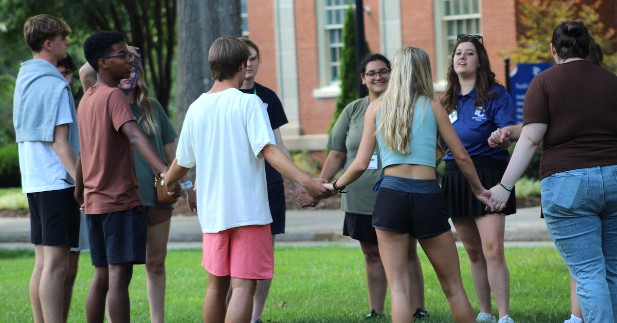 New students with PC Orientation Leader