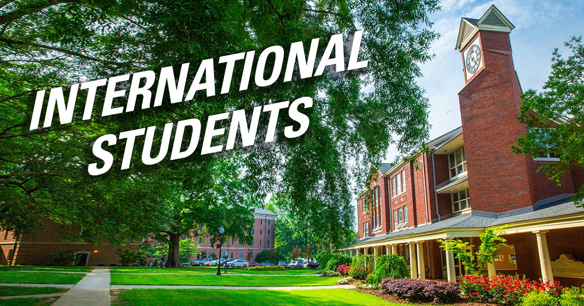 International Students Admissions Presbyterian College Clinton SC