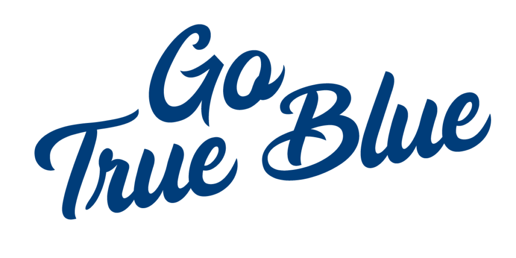 Go True Blue logo