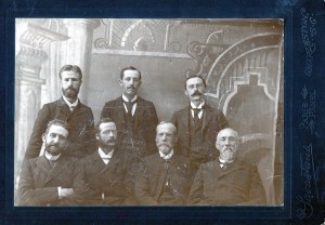 PC Faculty c. 1895 Front: W.S. Bean, President E.C. Murray, W.P. Jacobs, Founder and Chairman of the Board of Directors, J.J. Boozer Back: J.F. Jacobs, A.E. Spencer, L.L. Campbell