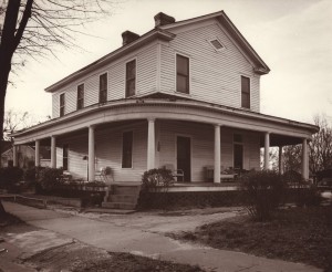 Original Academy Building located near present day Clinton Post Office
