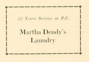 Martha Dendy's advertisement 1931 Pac Sac