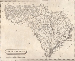 South Carolina Map from 1804