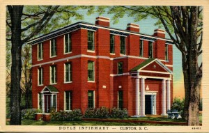 Postcard of Doyle Infirmary after 1942