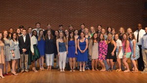 Students at fourth annual class ring ceremony