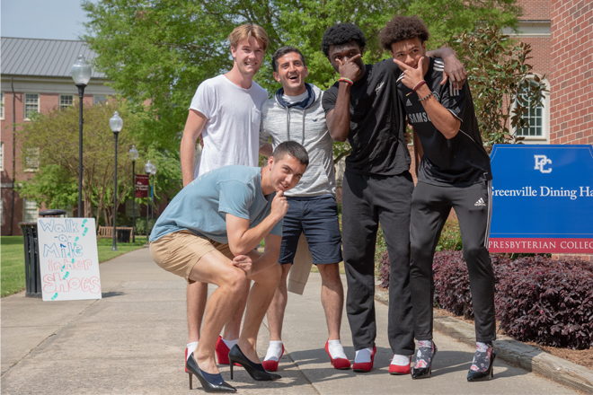 Walk A Mile In Her Shoes | Student Volunteer Services | Get Involved | Presbyterian College | Clinton SC