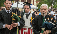 bagpipes ensembles Presbyterian College Clinton SC