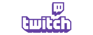 Twitch logo in violet color