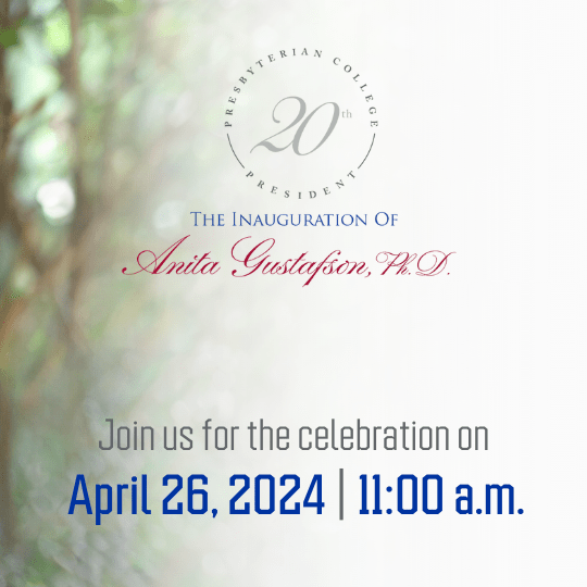 The Inauguration of 20th president Anita Olson Gustafson, Ph.D. | Join us for the celebration on April 26, 2024 at 11:00 a.m.