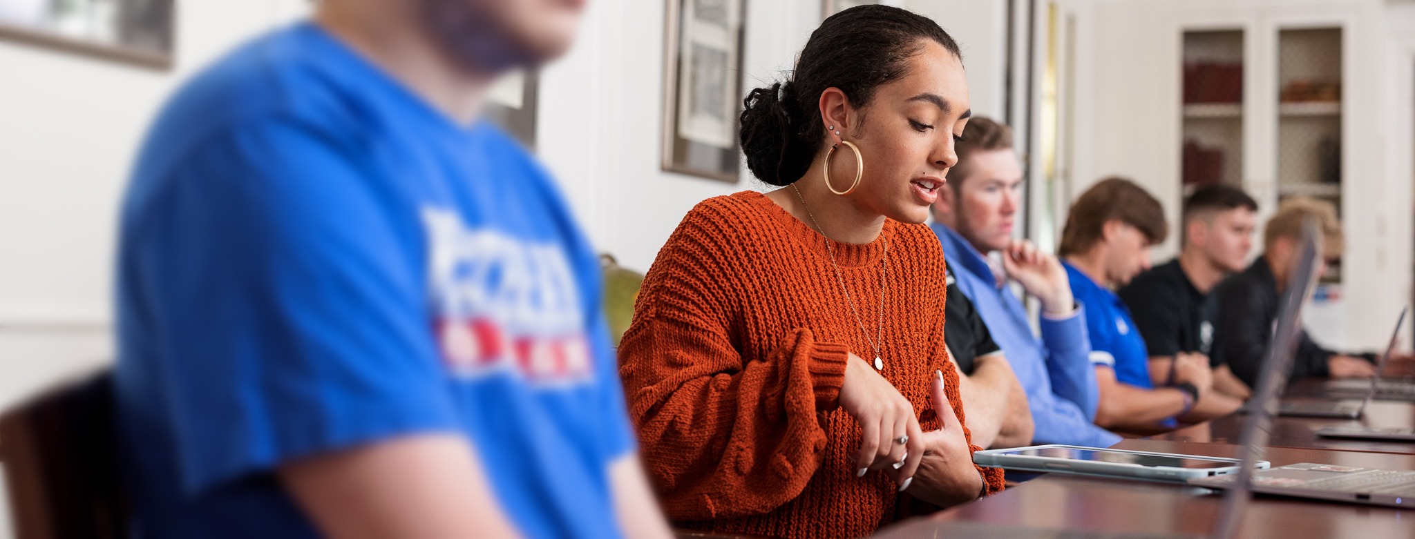 Business Students at Presbyterian College