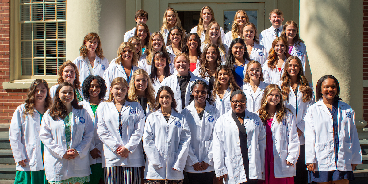 Cohort 4 white coat recipients in the PC OTD program.