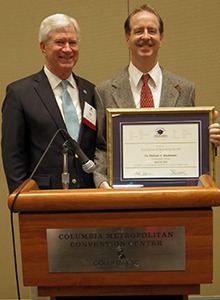 Professor of the Year Award presentation at the SCICU meetings in April, 2018
