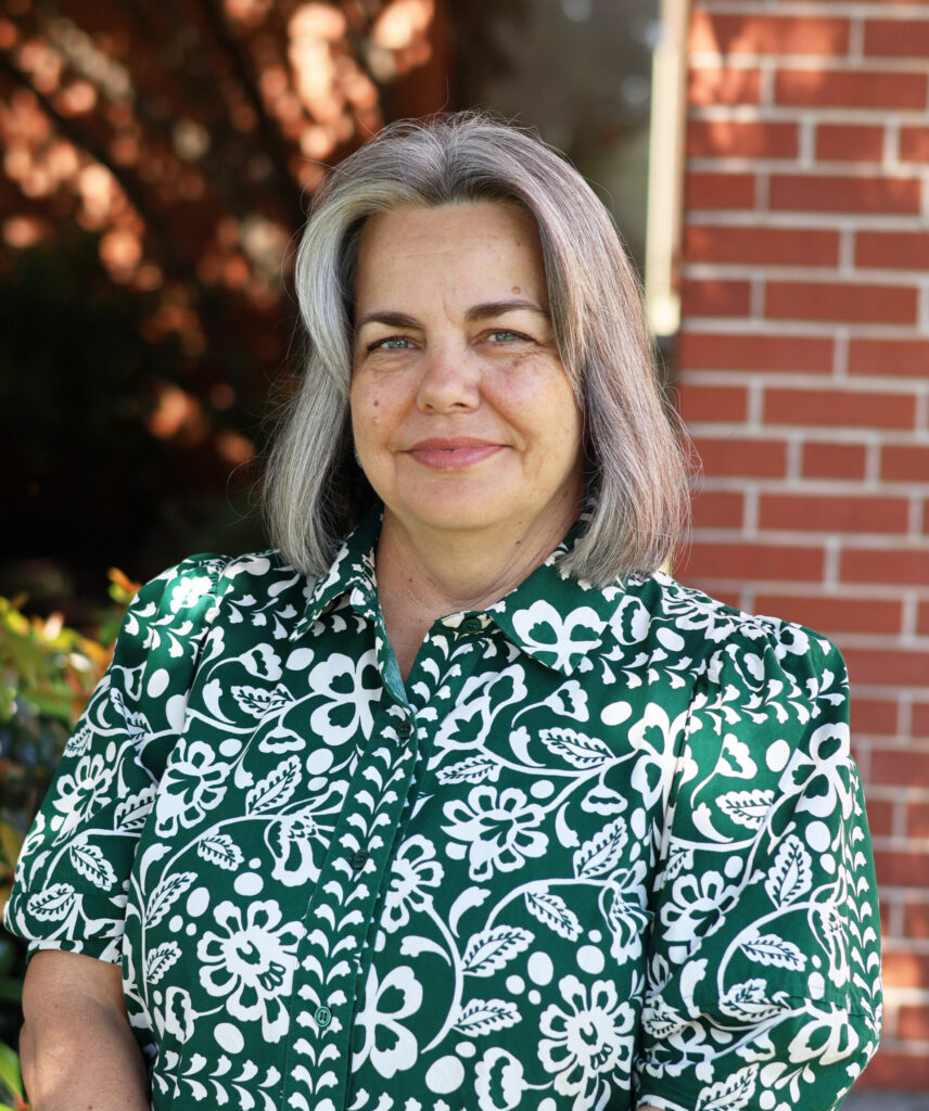 Headshot of Lynn Thompson at Presbyterian College's School of Pharmacy in Clinton, South Carolina.