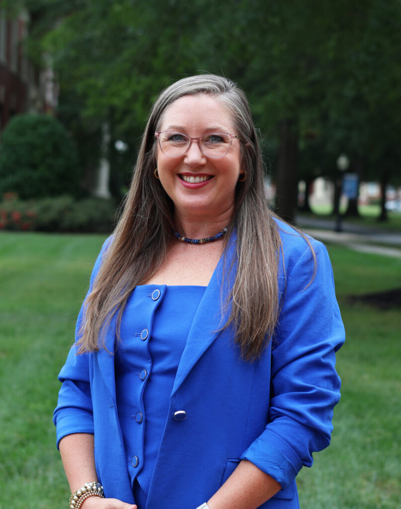 Headshot of April Baur, Executive Director of Financial Aid at Presbyterian College in Clinton, South Carolina.