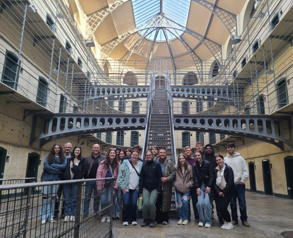Group of students on a Study Abroad Spring Break trip to Dublin.