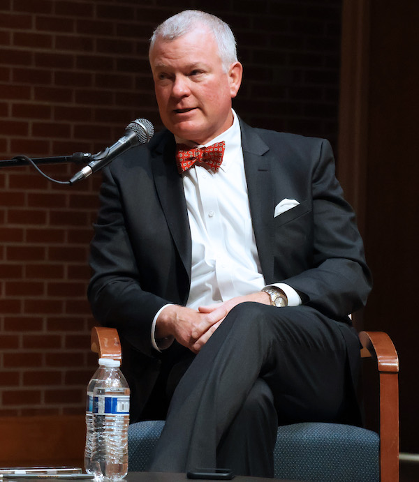 Presbyterian College alumnus Lee Hunter '94 was the 2025 Truist Lecturer on Free Enterprise at his alma mater.