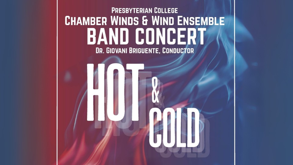 PC Chamber Winds & Wind Ensemble Band Concert titled "Hot and Cold"