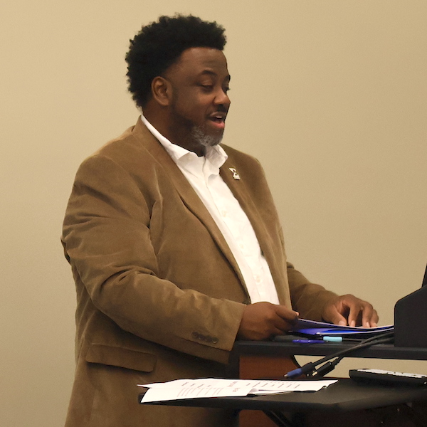 Roderick Houston, the director of student involvement at Presbyterian College.