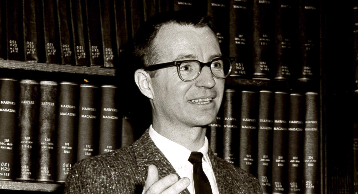 The late Dr. Ron Burnside, professor emeritus of history.