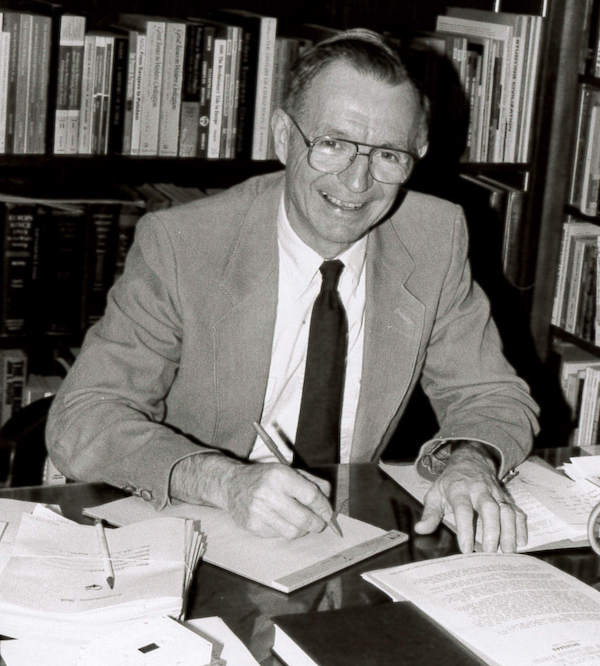 The late Dr. Ron Burnside, professor emeritus of history at Presbyterian College.