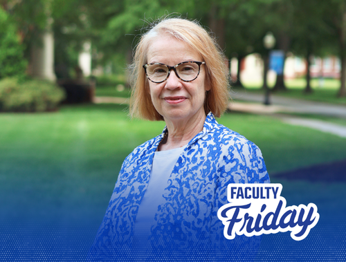 Feature image of Dr. Lynne Simpson, Professor of English.