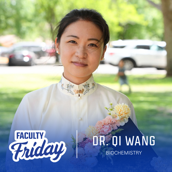 Dr. Qi Wang, assistant professor of biochemistry at Presbyterian College.