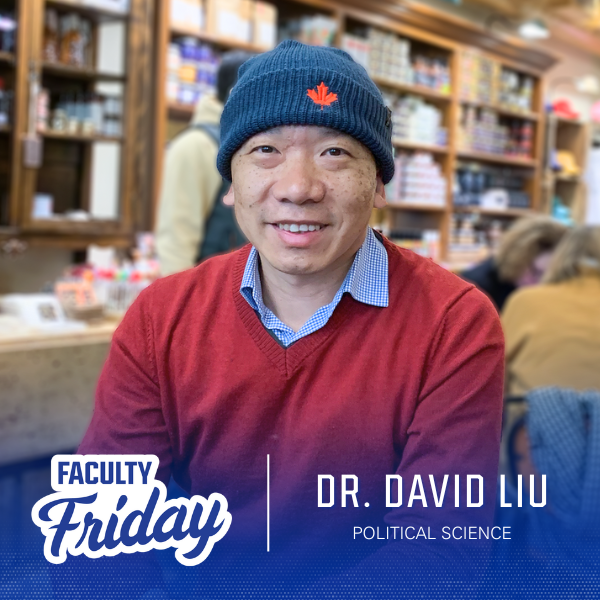 Presbyterian College political science and public policy professor Dr. David Liu.