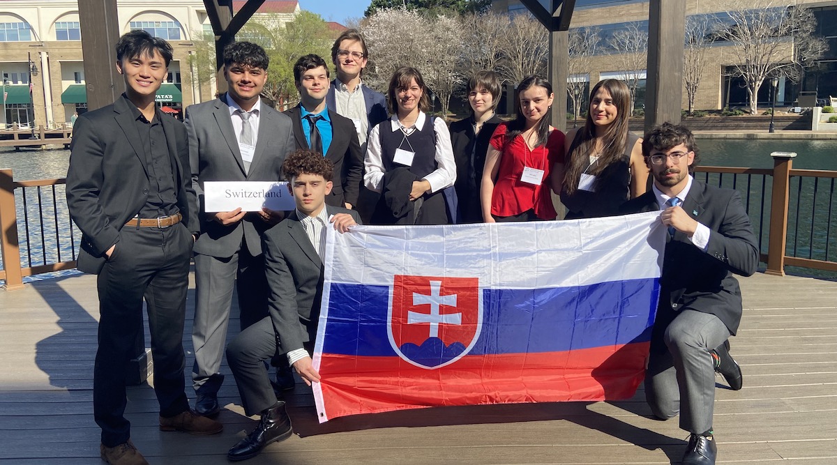 Presbyterian College students at the Model U.N. conference in Atlanta, Ga.