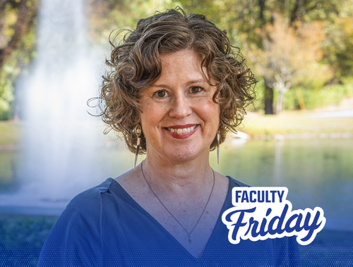 Presbyterian Colege professor of theatre Miriam Ragland for Faculty Friday.