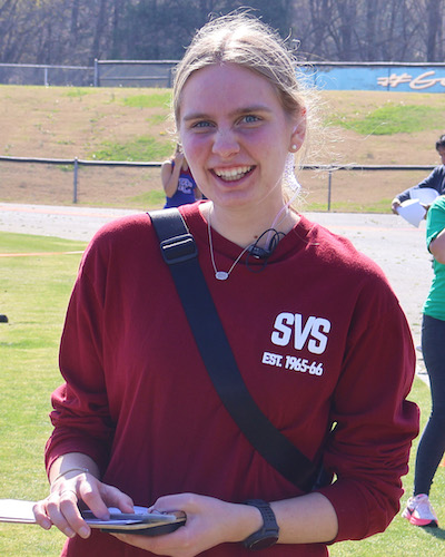 Presbyterian College junior Abby Donaldson is the co-director of Student Volunteer Services.