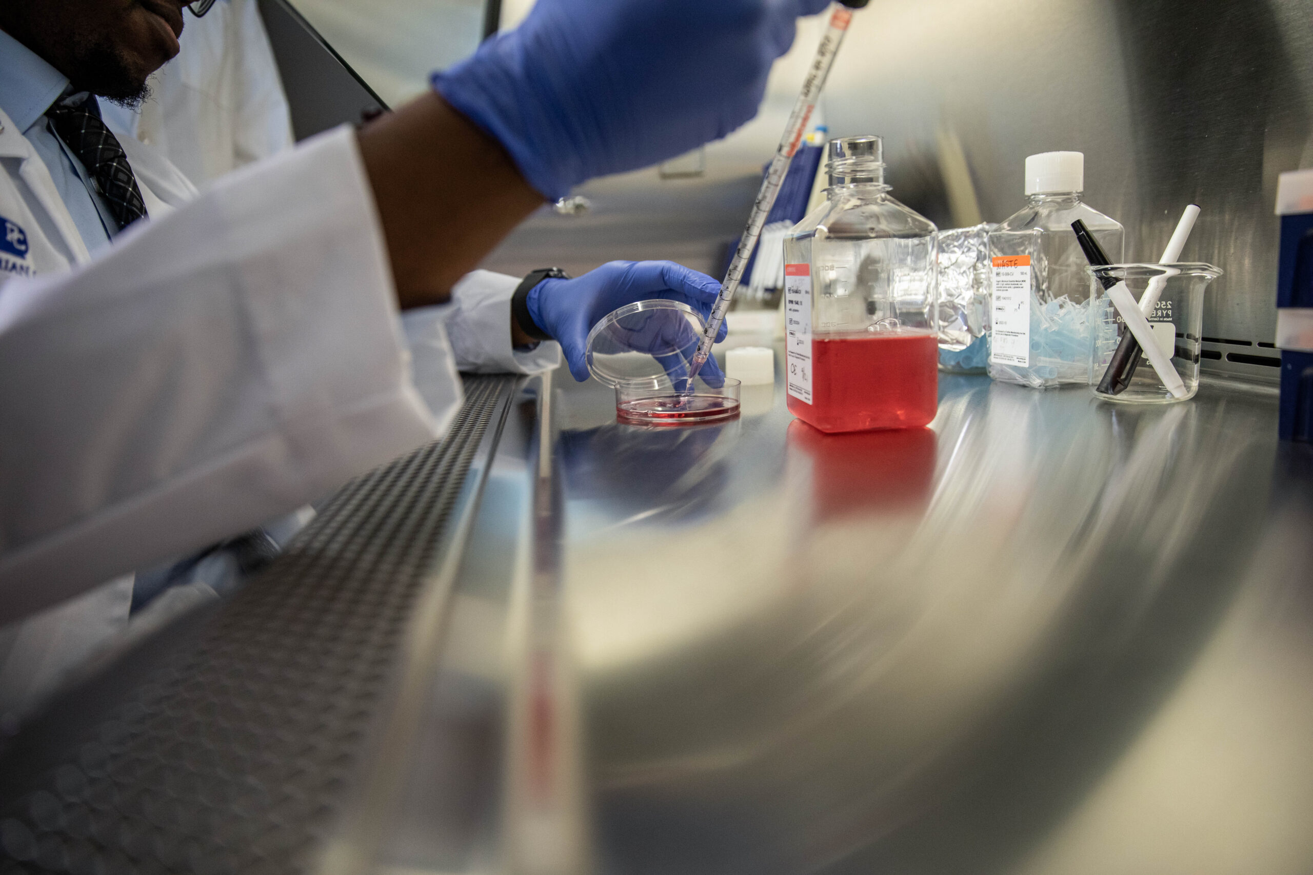 Pharmacist in the lab