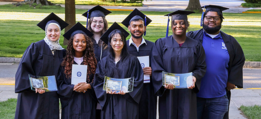 A group of PC student award winners following the 2026 Honors Day convocation.
