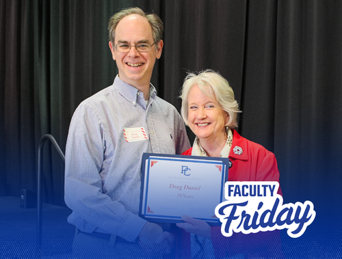 Mathematics professor Dr. Doug Daniel for Faculty Friday.