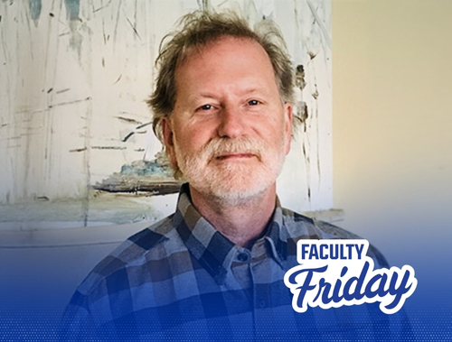 Presbyterian College professor of English Dr. Terry Barr for Faculty Friday.