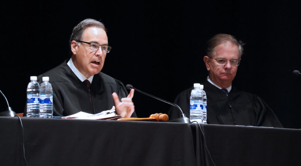 S.C. Supreme Court Chief Justice John Kittredge and Justice George James.