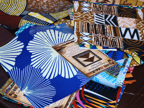 Quilt squares were given away to audience members at the annual Women's History Month convocation.