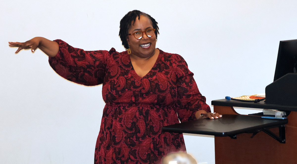 Dr. Mateel Knowles was the 2026 keynote speaker at Presbyterian College's annual Women's History Month convocation.