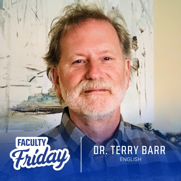 Presbyterian College professor of English and champion of the liberal arts Dr. Terry Barr for Faculty Friday.