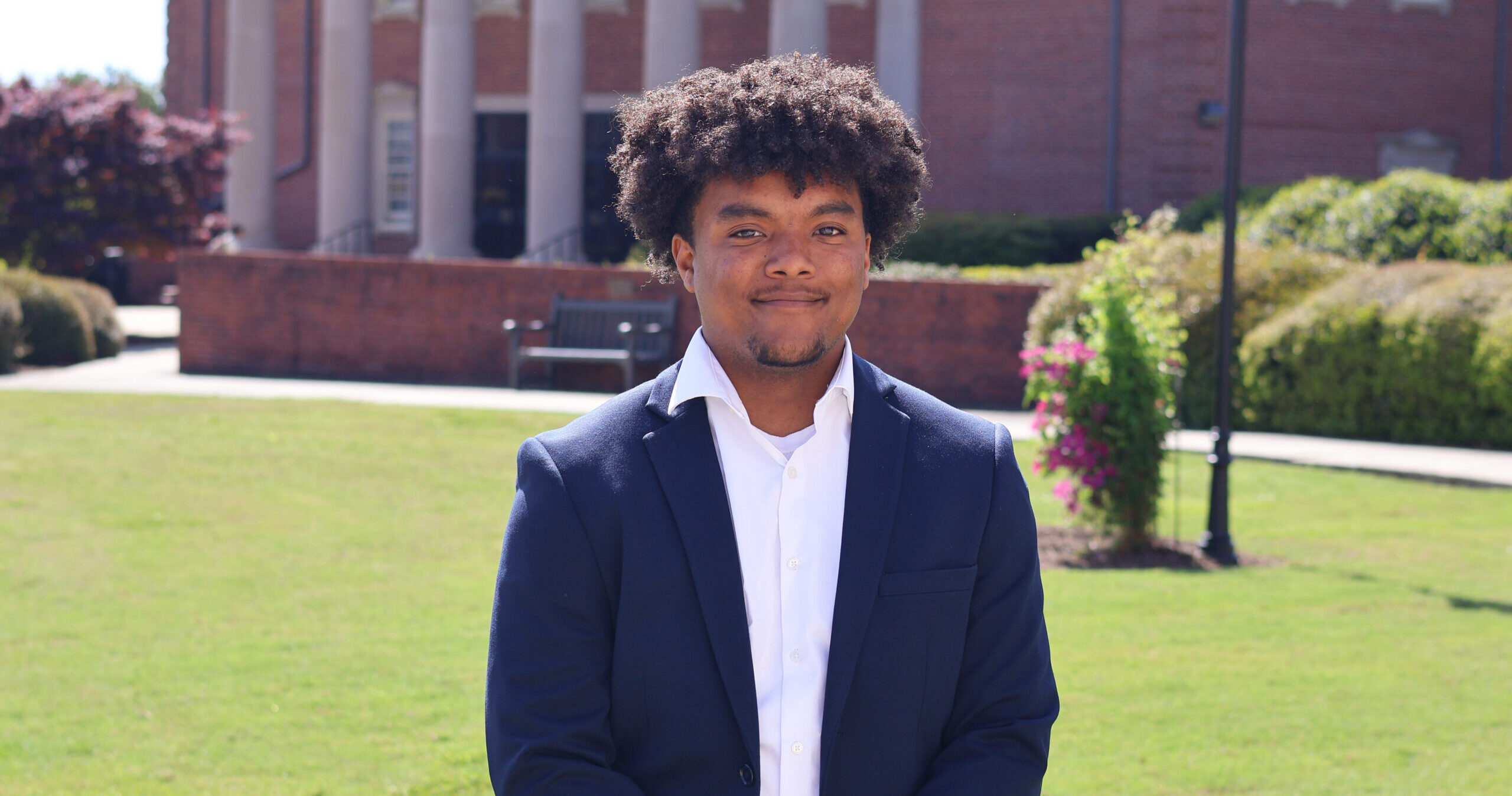 Rising senior Jaden Holder '27 presented his honors research in physics at Presbyterian College's 2026 Honors Day Symposium.