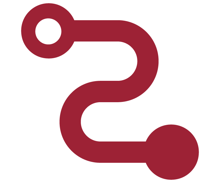 Journey path icon